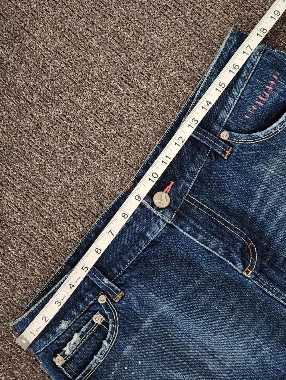 💘American Eagle💘 - Distressed Denim Mini Skirt